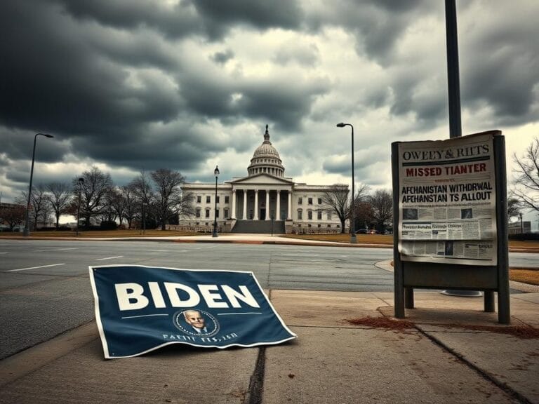 Flick International Empty street in front of a government building, symbolizing abandonment after the Afghanistan debacle