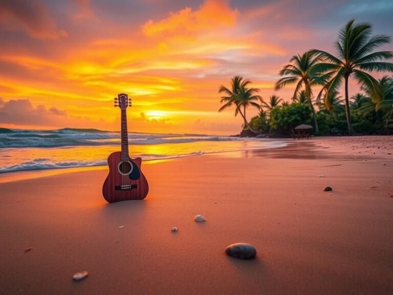 Flick International Serene sunset at Playa Grande de Cocles reflecting vibrant colors and calm waves