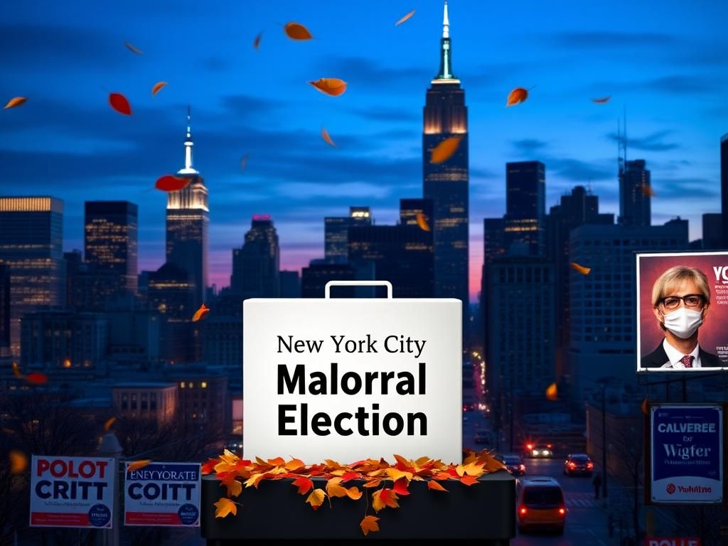 Flick International A bustling New York City skyline at dusk featuring the Empire State Building and One World Trade Center