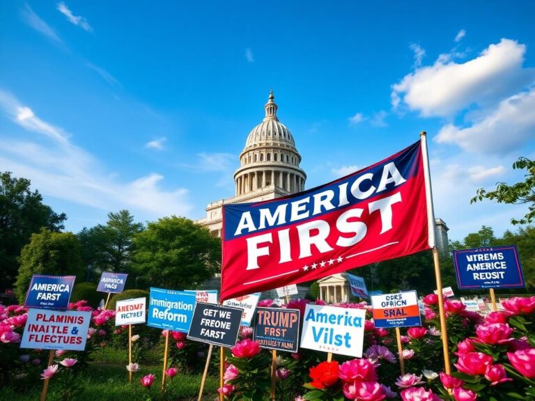 Flick International Campaign scene in Georgia with vibrant political elements and Georgia State Capitol