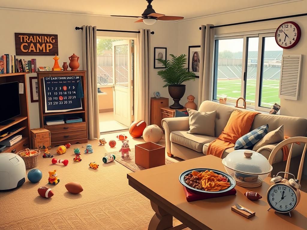 Flick International NFL WAGs navigating home stress during training camp