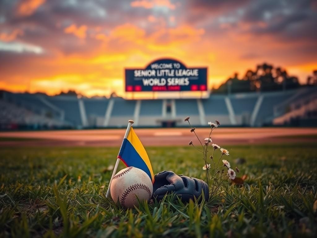 Flick International A baseball field with empty bleachers reflecting missed opportunities for the Venezuelan Little League team