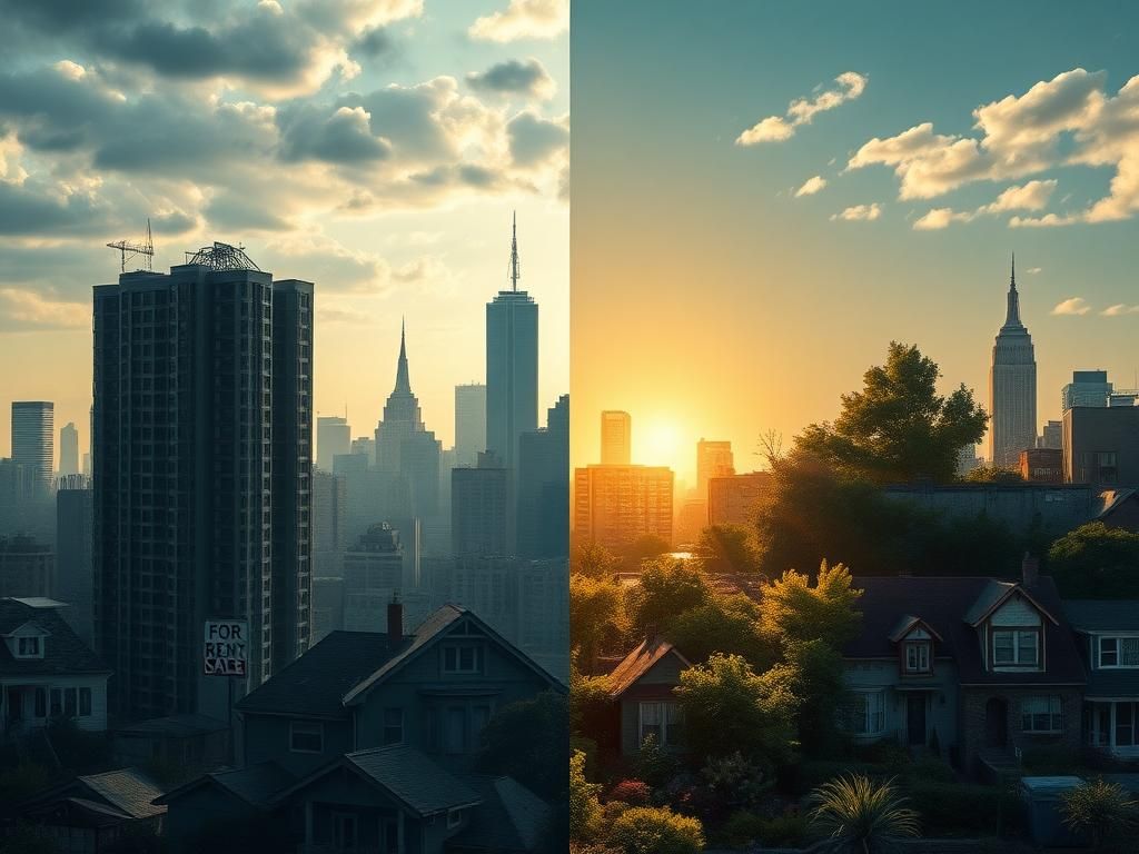 Flick International Conceptual landscape depicting struggles and opportunities for Gen Z