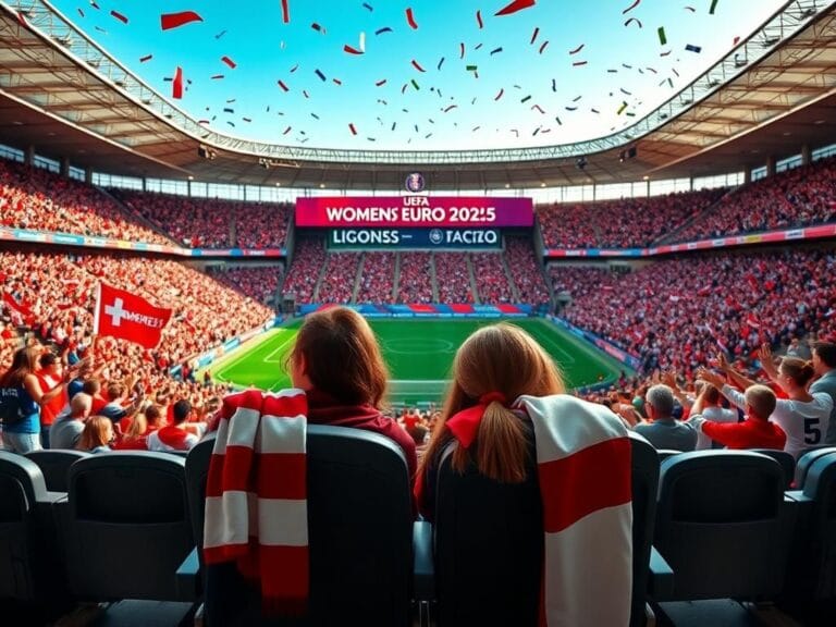 Flick International Unoccupied seats adorned with England's colors at a vibrant international soccer match