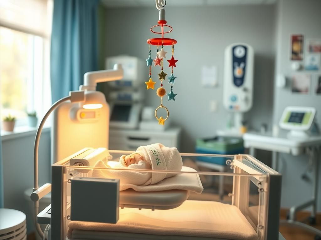 Flick International Tiny baby in incubator representing hope and resilience