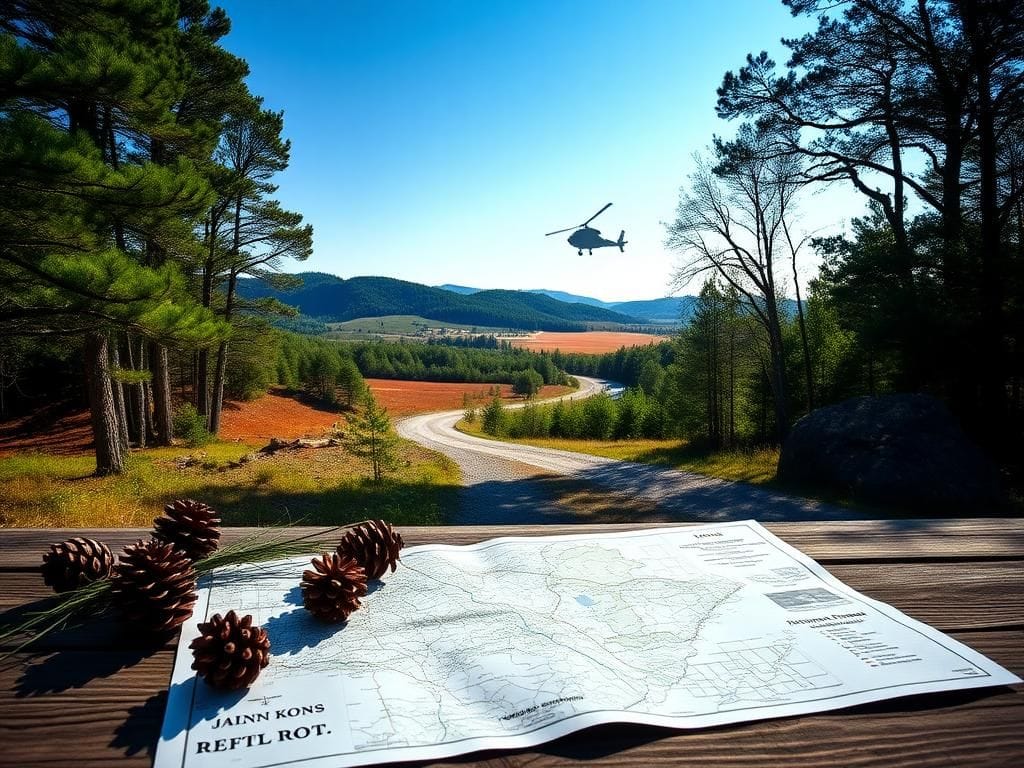 Flick International Serene landscape of Fort Knox showcasing terrain for Army ROTC training