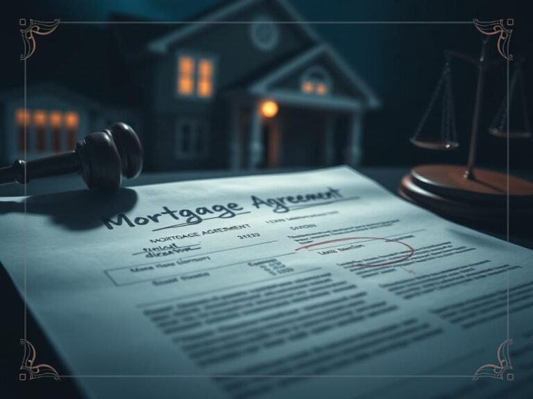Flick International Close-up view of a legal document related to mortgage fraud investigation