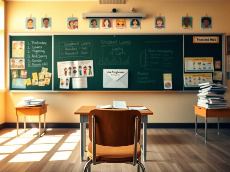 Flick International Classroom scene depicting diverse educational charts and student artwork, symbolizing a multicultural environment.