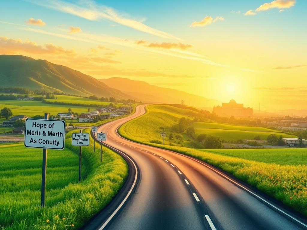 Flick International A winding road symbolizing Pastor Corey Brooks' epic cross-country journey to promote hope and perseverance for America's youth