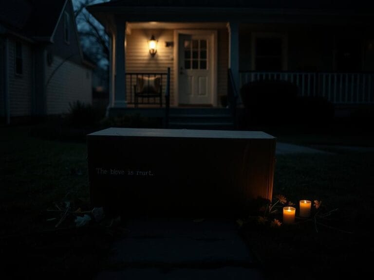 Flick International Protesters deliver a cardboard coffin to a GOP congressman's front door in a somber mock funeral procession