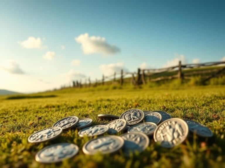Flick International Serene countryside landscape in Great Ellingham showcasing ancient Roman silver denarii discovery