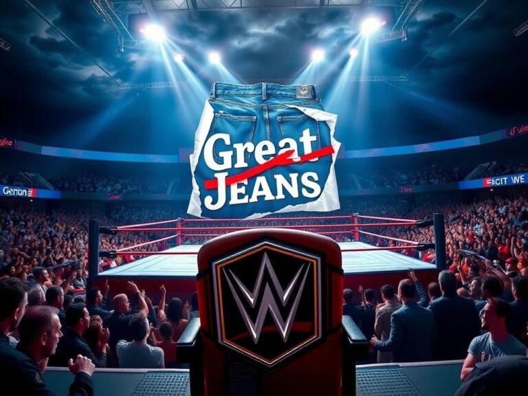 Flick International dynamic wrestling scene with torn American Eagle advertisement poster in background