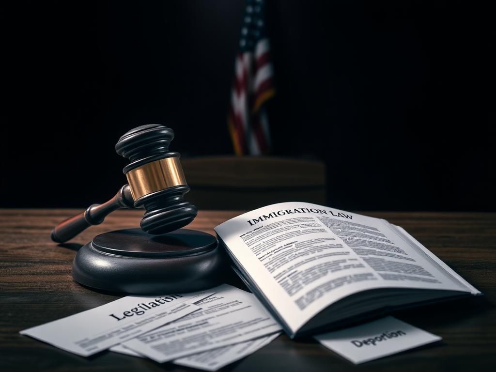 Flick International A gavel resting on a wooden bench in a courtroom symbolizes justice in immigration law.
