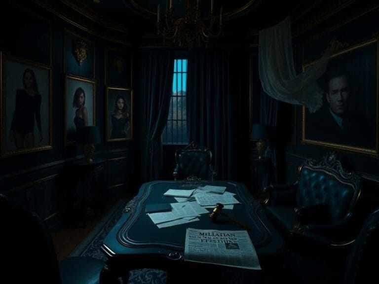 Flick International Opulent room symbolizing intrigue and power in fashion industry controversies