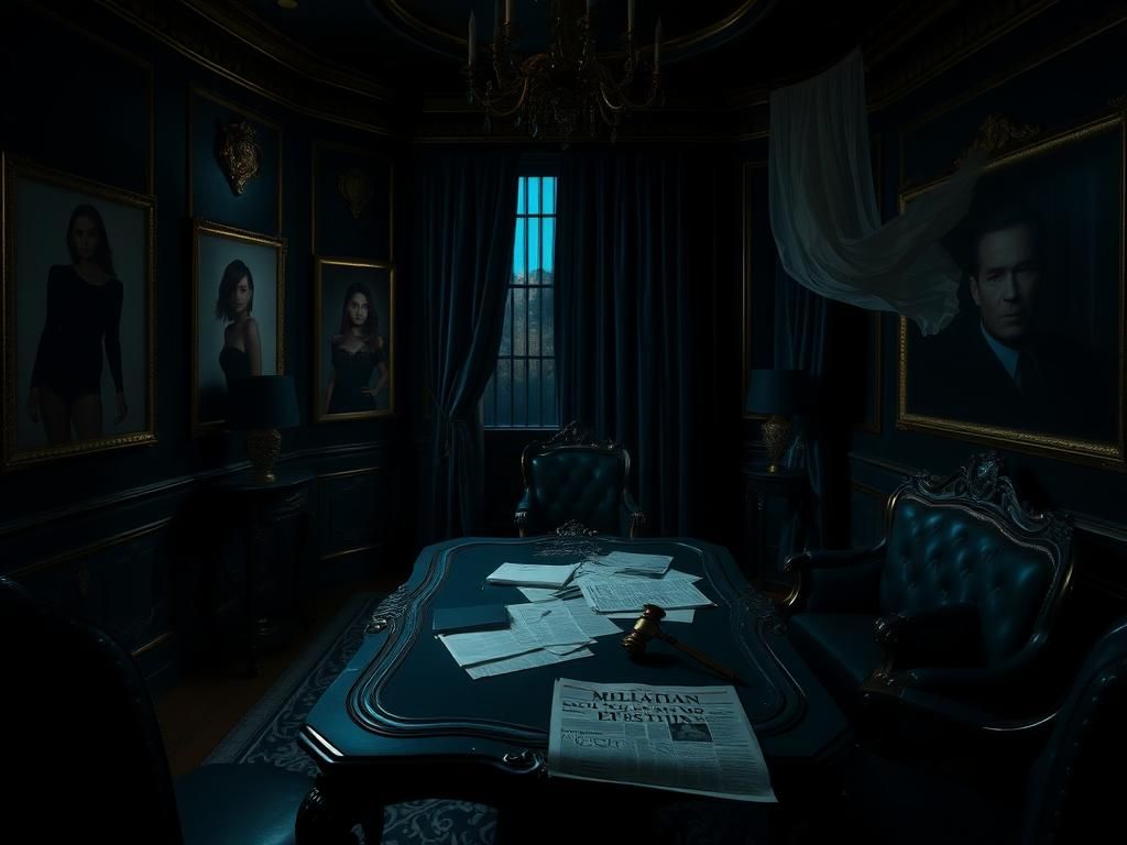 Flick International Opulent room symbolizing intrigue and power in fashion industry controversies
