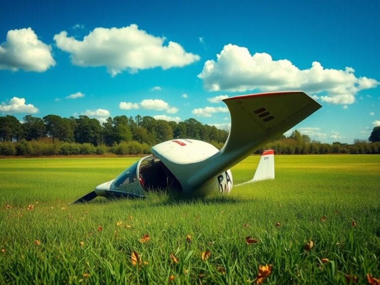 Flick International Small Cessna 150 aircraft overturned in a South Carolina backyard