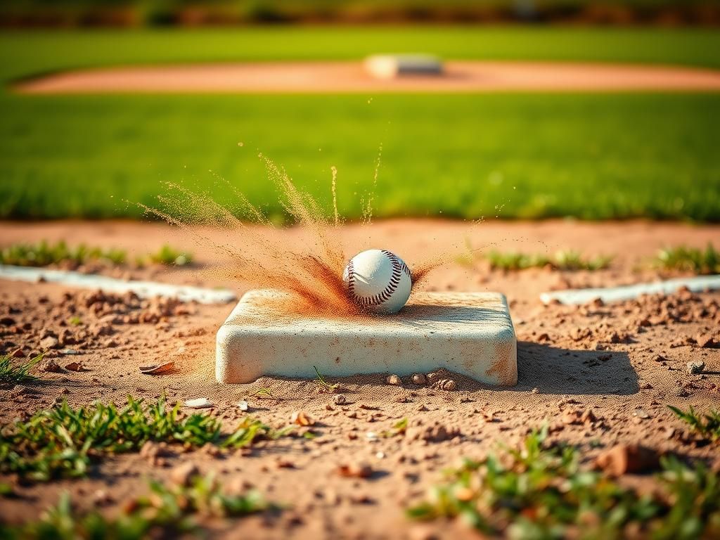 Flick International Epic slide at home plate demonstrating Bobby Witt Jr.'s athleticism