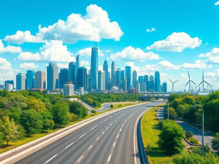 Flick International Bustling city skyline with modern skyscrapers symbolizing economic growth