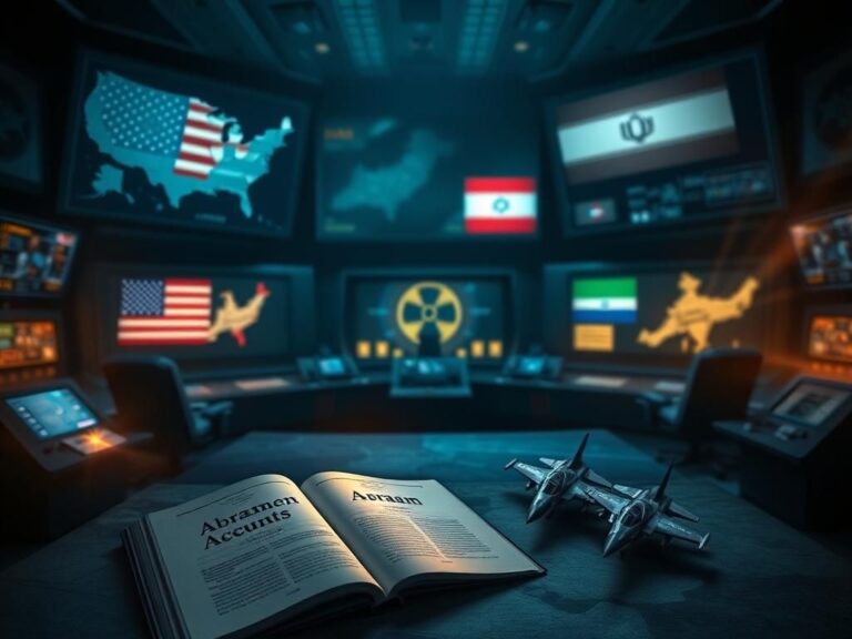Flick International Military command room with strategic maps showcasing U.S. and Israel unity against Iran's nuclear ambitions