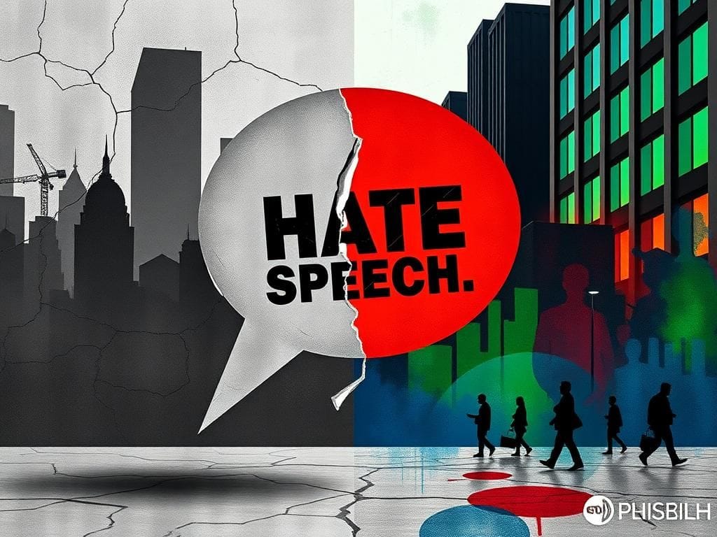 Flick International Dramatic juxtaposition of urban landscapes representing political tension and hope