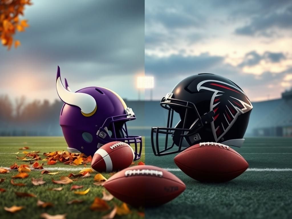 Flick International Emotional split-scene of Kirk Cousins' transition from Minnesota Vikings to Atlanta Falcons