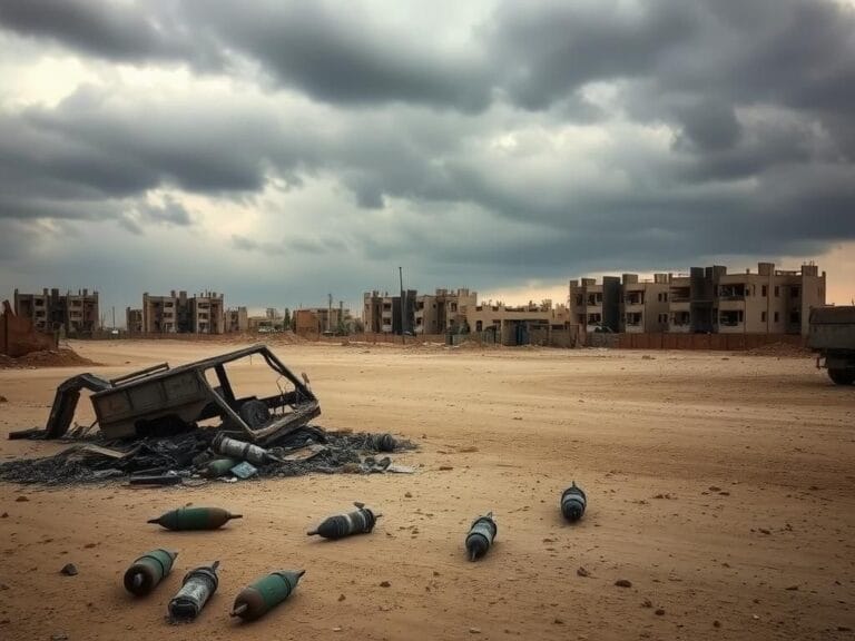 Flick International Aftermath of a roadside bombing in Beit Hanoun, Gaza