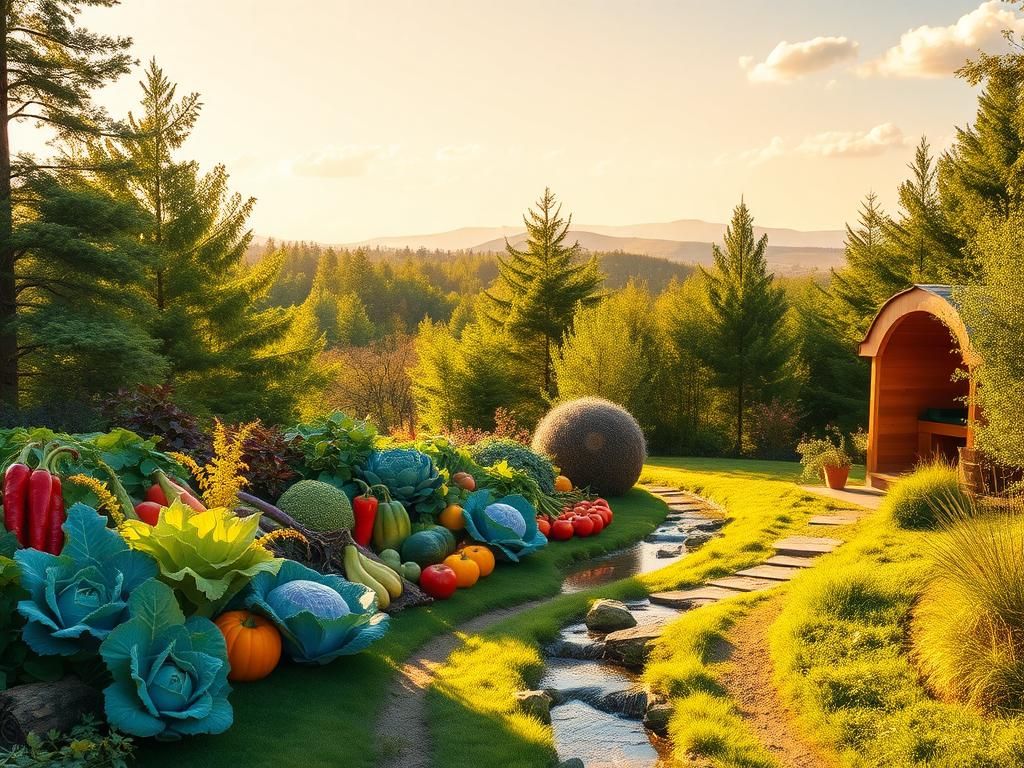 Flick International A vibrant, lush forest scene symbolizing brain health and Alzheimer's prevention.