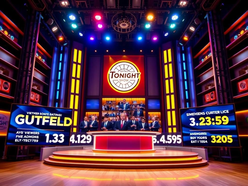 Flick International Interior view of Studio 6B in Rockefeller Center showcasing the Tonight Show set design