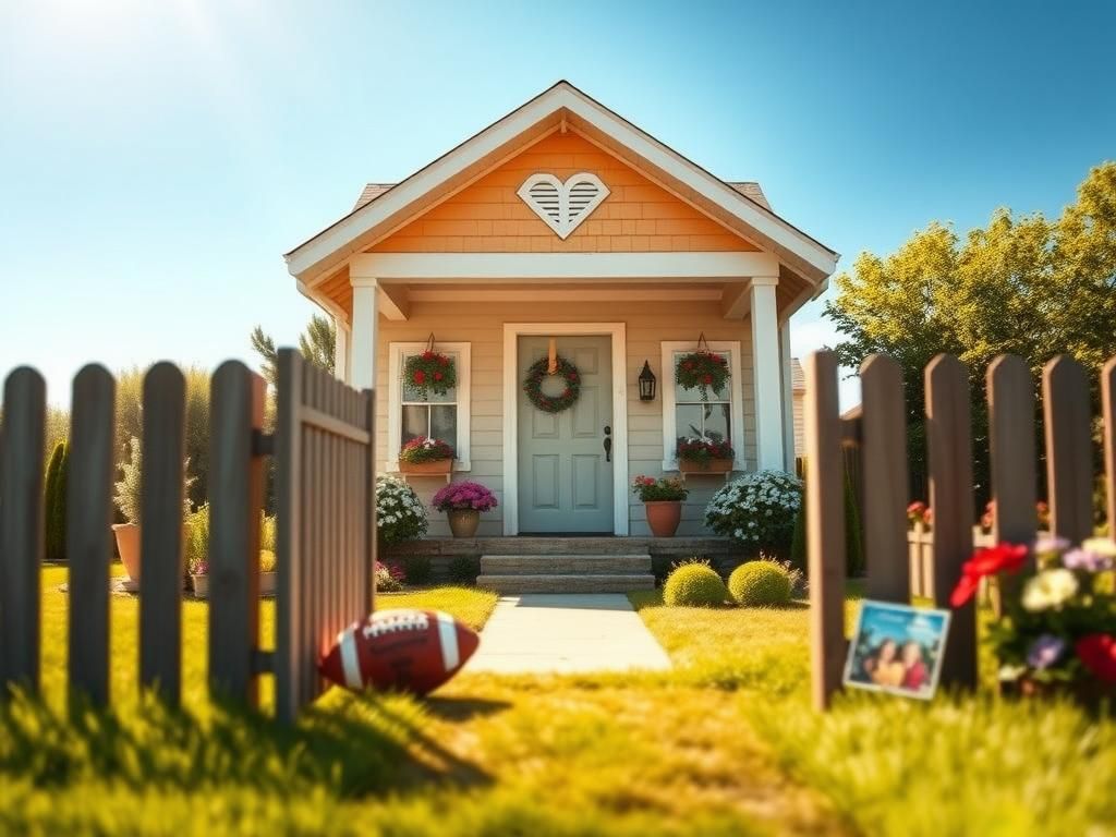 Flick International Cozy new home with charming porch and garden symbolizing fulfillment of promises