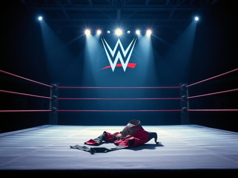 Flick International A crumpled women's wrestling top symbolizes Nikki Bella's injury in the ring