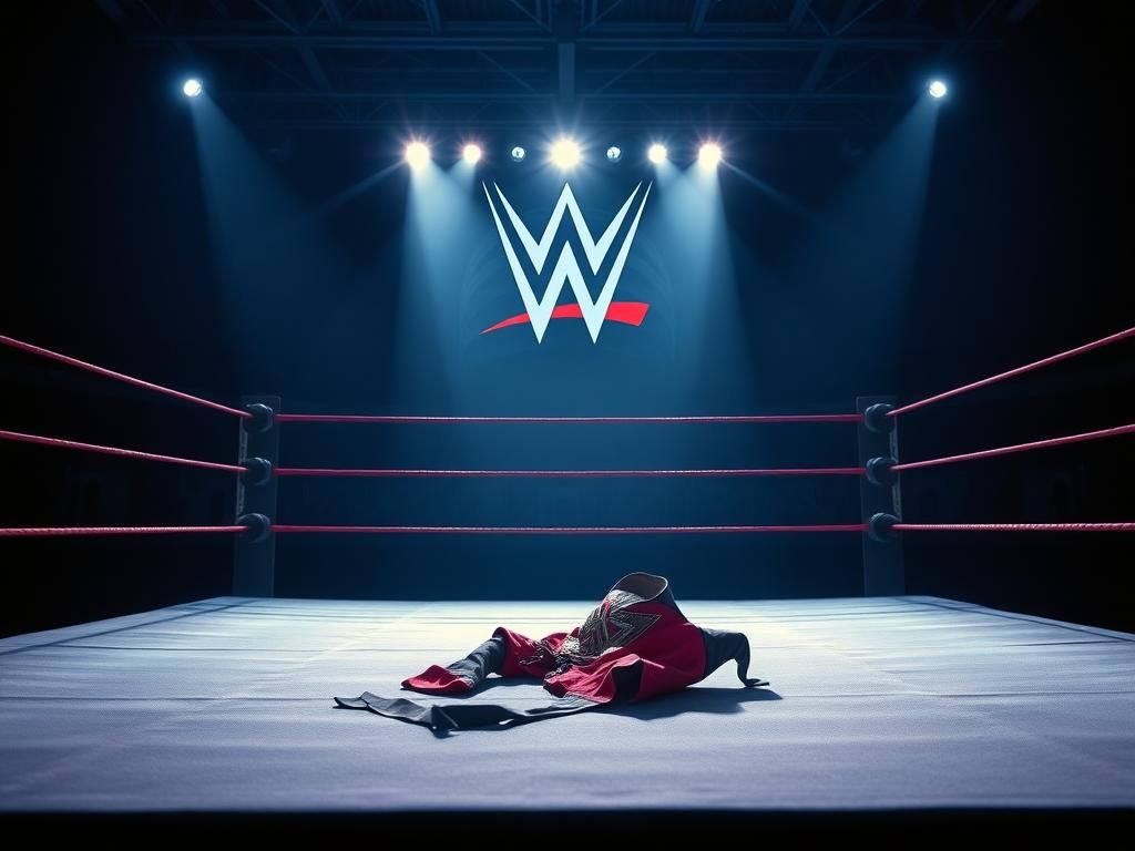 Flick International A crumpled women's wrestling top symbolizes Nikki Bella's injury in the ring