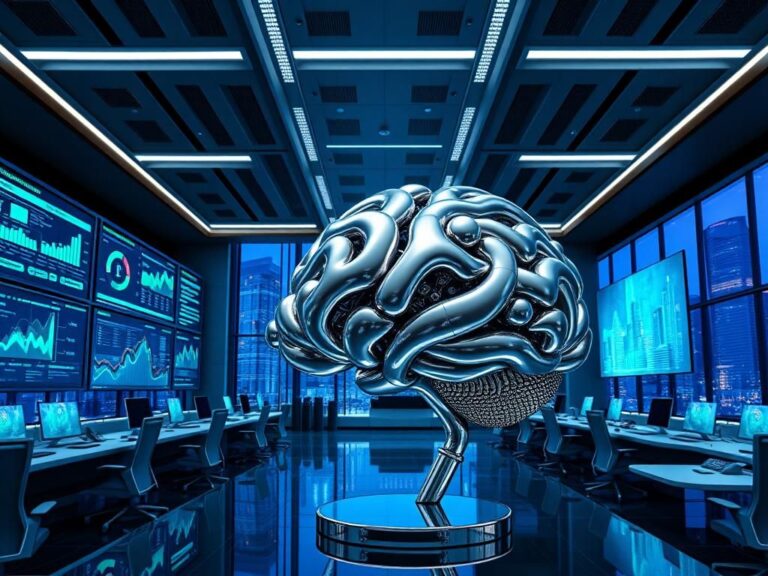 Flick International A high-tech government office showcasing advanced AI technology and modern design.