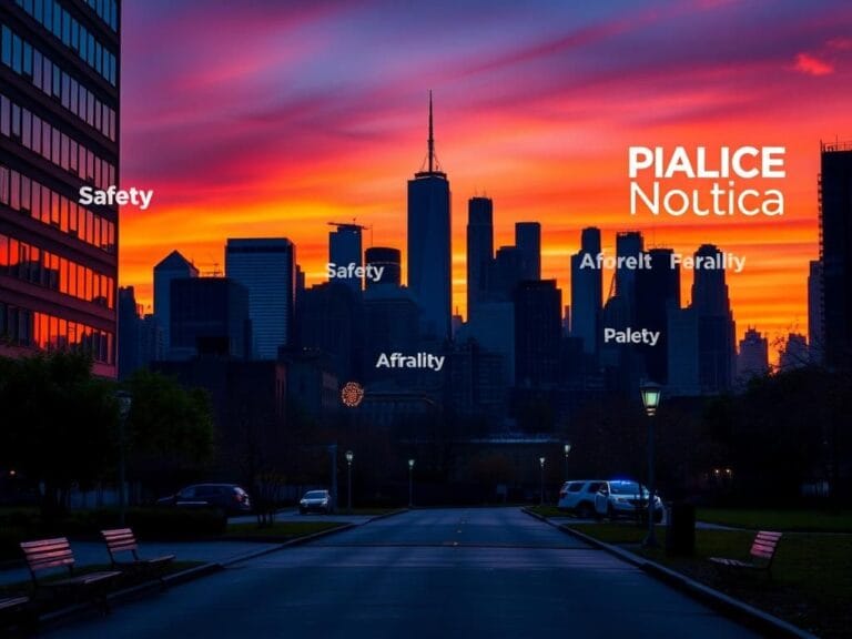 Flick International A panoramic view of New York City's skyline at dusk, featuring iconic skyscrapers against a vibrant sky