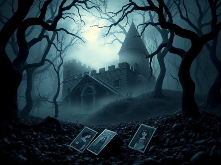 Flick International Dark enchanted forest representing the tension of the Snow White live-action remake