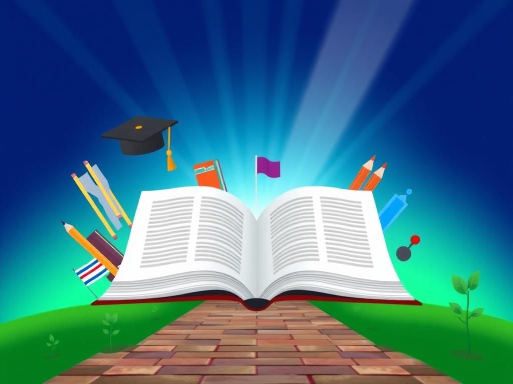 Flick International Open book symbolizing educational opportunity and inclusivity with diverse community symbols