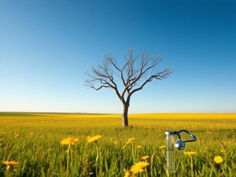 Flick International Serene landscape of West Texas with blue sky and wildflowers symbolizing hope and recovery