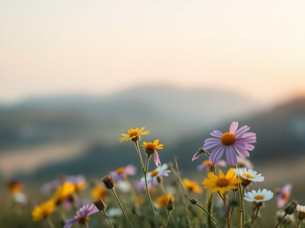Flick International A tranquil garden scene at dawn, symbolizing remembrance and reflection on life.