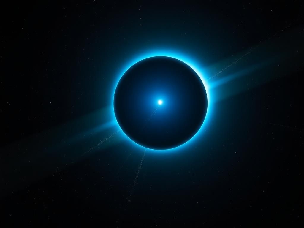 Flick International Large spherical interstellar object 3I/ATLAS emitting a radiant glow in outer space