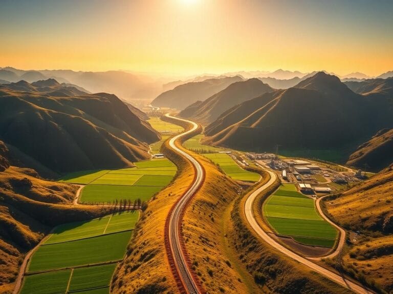 Flick International Aerial view of the Zangezur Corridor showcasing lush valleys and rugged mountains