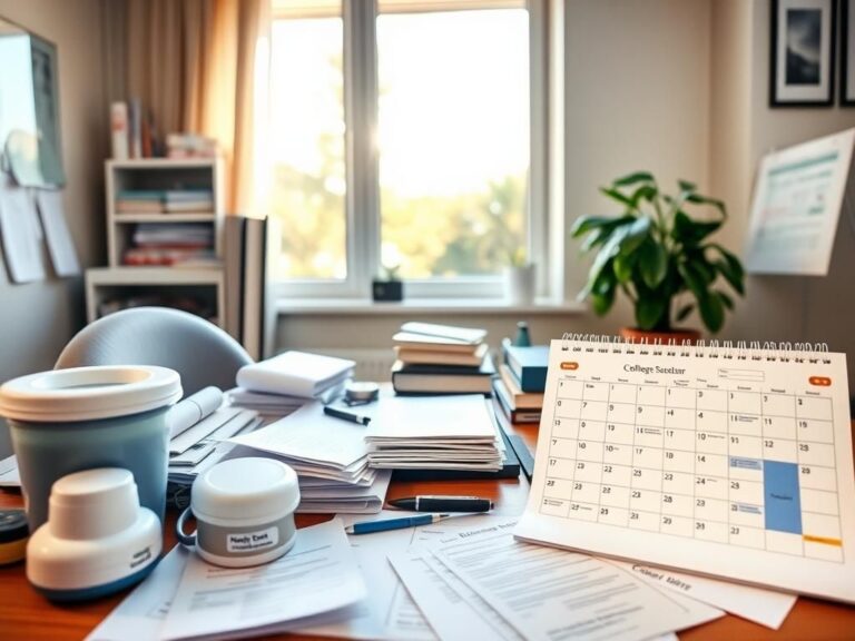 Flick International Kate Gosselin's organized home office reflecting financial planning and maternal care