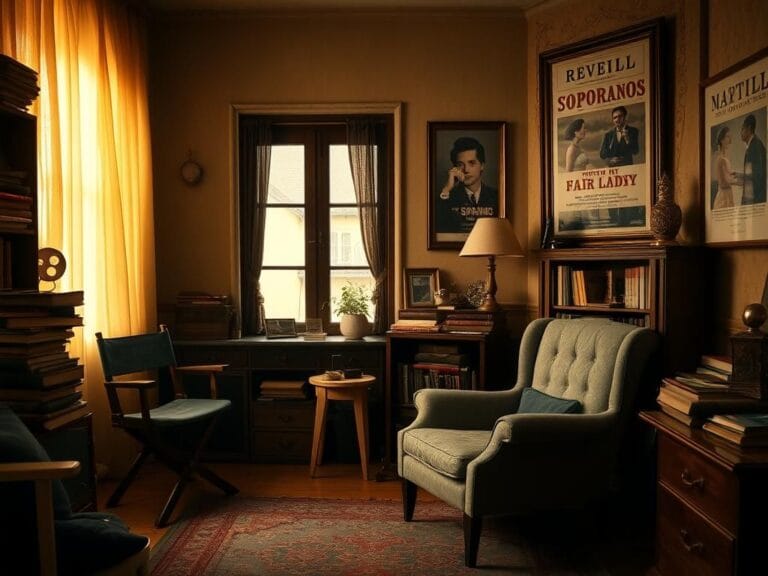 Flick International A serene interior of an aged, cozy living room reflecting nostalgia