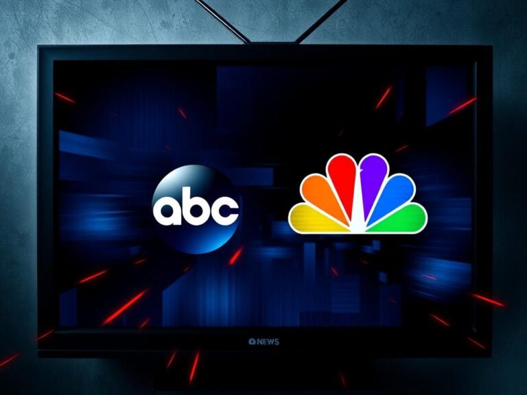 Flick International Abstract representation of a television screen displaying static, symbolizing 'fake news'