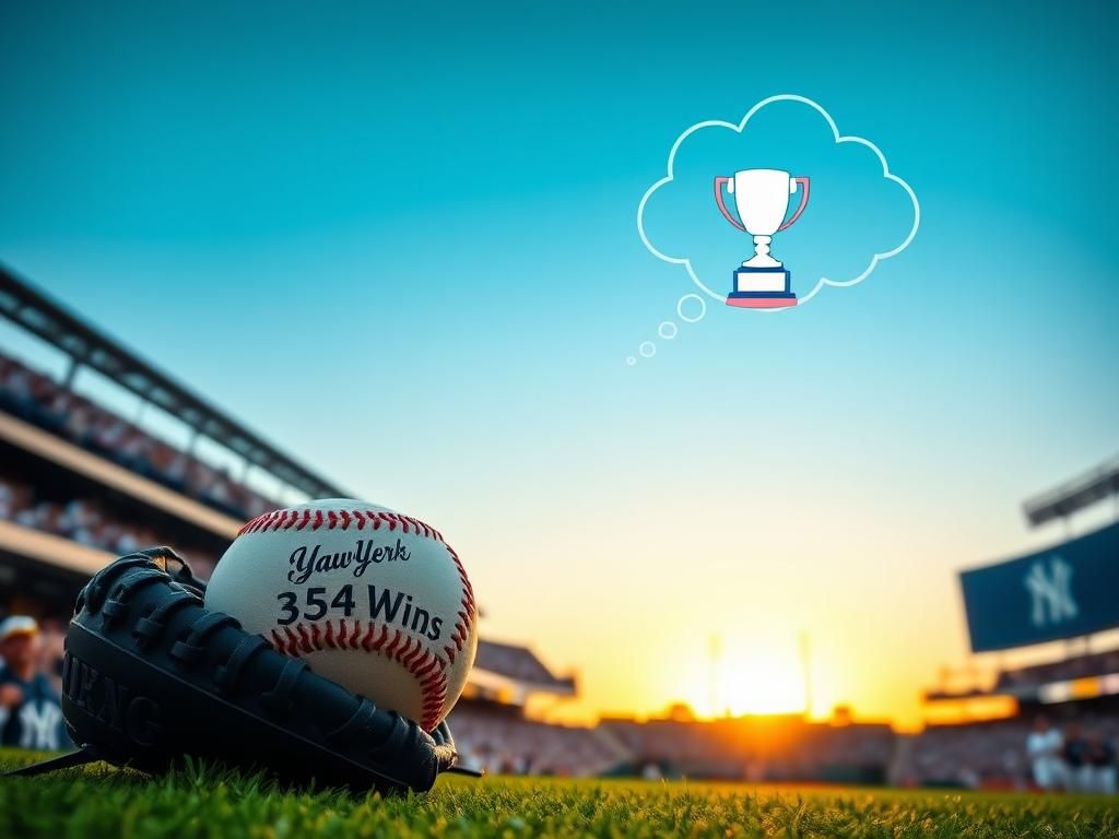 Flick International Baseball glove and ball symbolizing Roger Clemens' achievements in a vibrant stadium