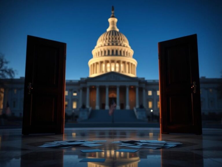 Flick International Dramatic view of the U.S. Capitol building at twilight