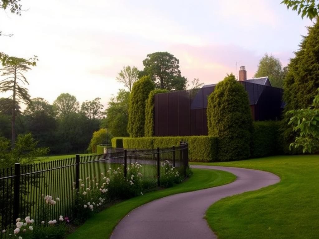 Flick International Serene view of Forest Lodge with security features in Windsor Great Park