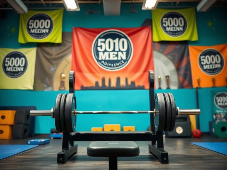 Flick International Barbell on a bench press setup at a community fitness event in Brooklyn