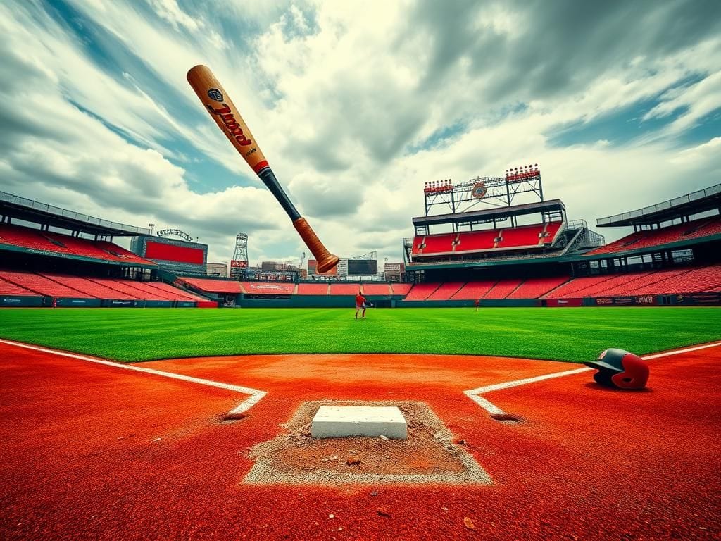 Flick International Willson Contreras throwing a bat in a dramatic baseball moment