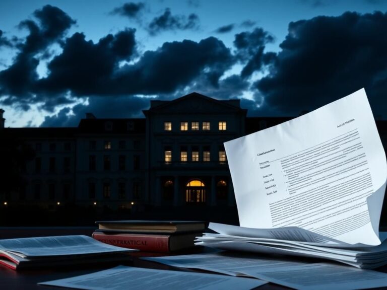 Flick International Academic building of UCLA or UCSF under a twilight sky symbolizing an antisemitism investigation
