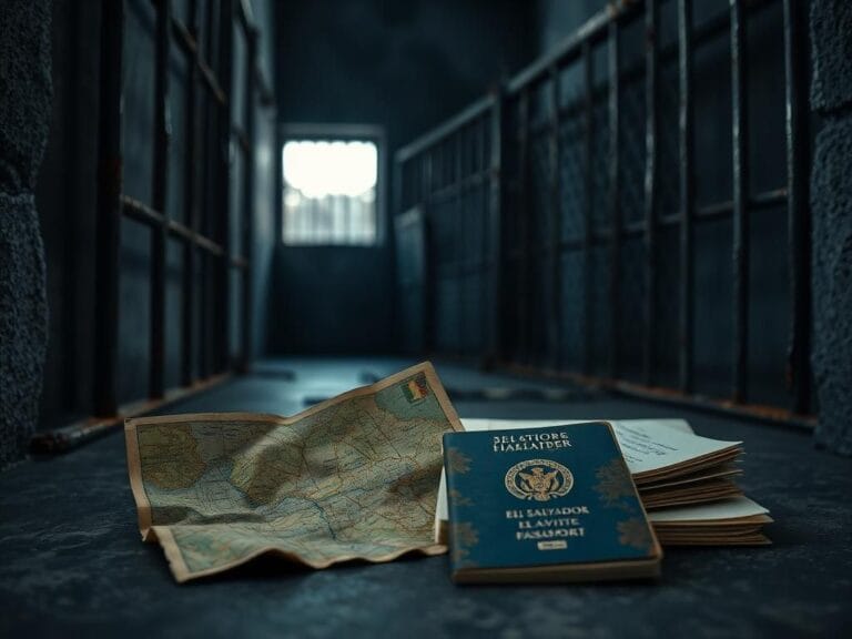 Flick International Dimly lit prison cell illustrating immigration controversies