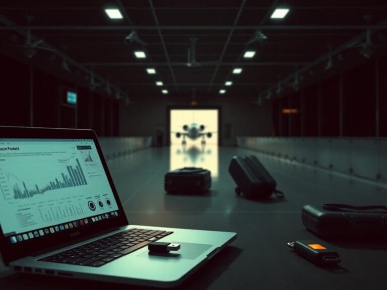 Flick International An empty airport terminal illustrating a tense atmosphere surrounding a cancer research smuggling attempt